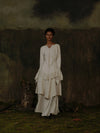 Mutedance 25 Autumn/Winter Double-layer Large Pocket Skirt Plant-dyed Highly Handmade MD-MD25FW62-beige (MD25FW61)